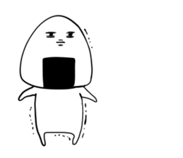 corporate slave rice ball 2 sticker #10491894