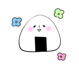 corporate slave rice ball 2 sticker #10491901