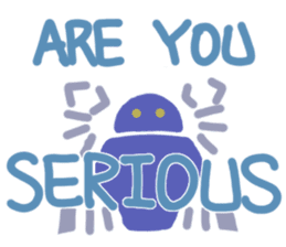 Hello Blue Robot! sticker #10492500