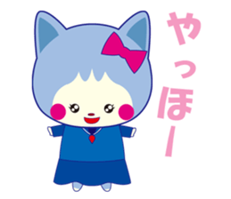 Nekoneko school cheering squad sticker #10492682