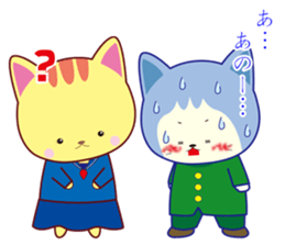 Nekoneko school cheering squad sticker #10492691