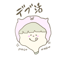 pastel color girl sticker sticker #10493136