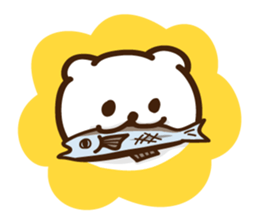 White bear intuitive sticker #10493209