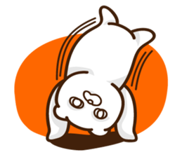 White bear intuitive sticker #10493210