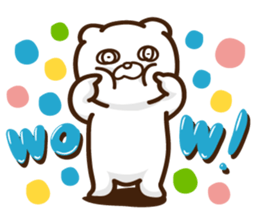 White bear intuitive sticker #10493236