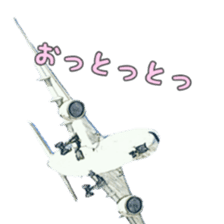 Airplane Sticker sticker #10493470