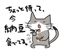 CutyGrayCat sticker #10493604