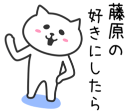 Cat for HUJIWARA sticker #10494000