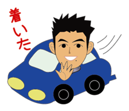 Everyday office worker man sticker #10494172