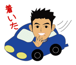 Everyday office worker man sticker #10494172