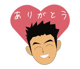 Everyday office worker man sticker #10494199