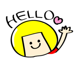 *Bobbed Girl* sticker #10494440