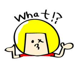 *Bobbed Girl* sticker #10494442