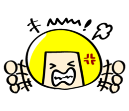 *Bobbed Girl* sticker #10494445