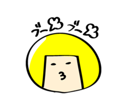 *Bobbed Girl* sticker #10494446