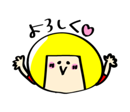 *Bobbed Girl* sticker #10494447