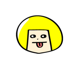 *Bobbed Girl* sticker #10494454