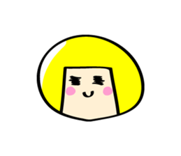*Bobbed Girl* sticker #10494464