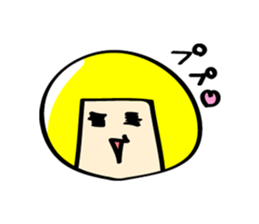 *Bobbed Girl* sticker #10494467