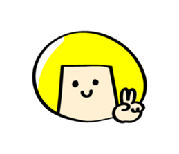 *Bobbed Girl* sticker #10494468