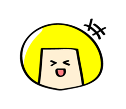 *Bobbed Girl* sticker #10494474