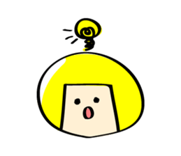 *Bobbed Girl* sticker #10494476