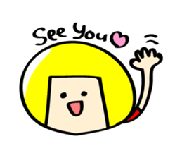*Bobbed Girl* sticker #10494479