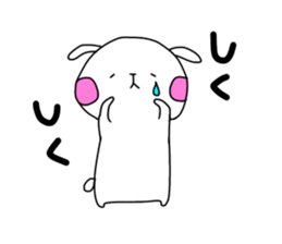 Sound effects with lovely rabbit sticker #10495701