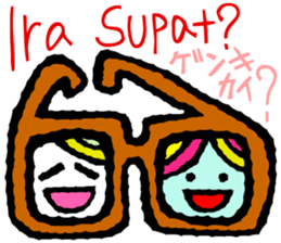 Convenient Swahili and Japanese sticker #10495734