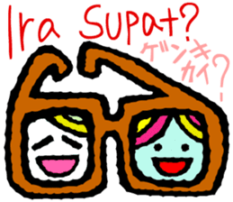 Convenient Swahili and Japanese sticker #10495734