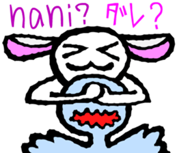 Convenient Swahili and Japanese sticker #10495752