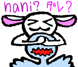 Convenient Swahili and Japanese sticker #10495752