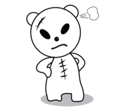 Ghost Teddy! 2 sticker #10495843