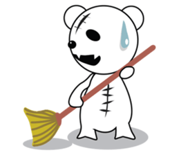 Ghost Teddy! 2 sticker #10495853