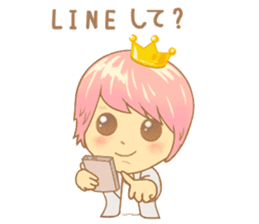 Prince Yuchaso (pink) sticker #10496181
