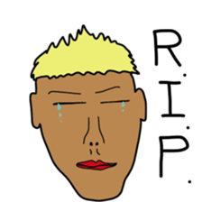 Japanese creepy stickers sticker #10496240