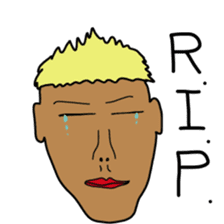 Japanese creepy stickers sticker #10496240