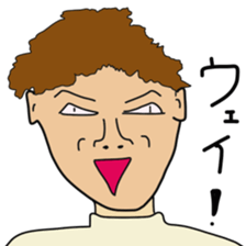 Japanese creepy stickers sticker #10496243