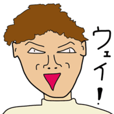 Japanese creepy stickers sticker #10496243