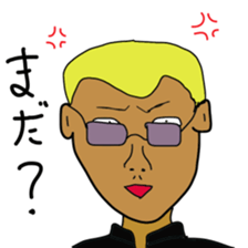 Japanese creepy stickers sticker #10496251