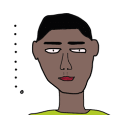 Japanese creepy stickers sticker #10496256