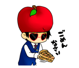 [ apple entertainer ] apple prince sticker #10496962