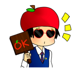 [ apple entertainer ] apple prince sticker #10496963