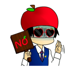 [ apple entertainer ] apple prince sticker #10496964