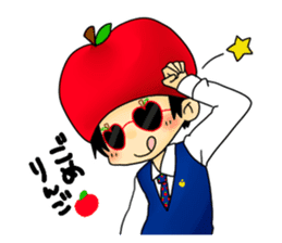[ apple entertainer ] apple prince sticker #10496965
