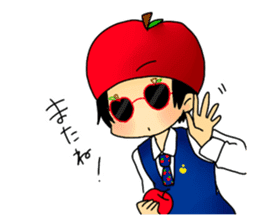 [ apple entertainer ] apple prince sticker #10496970