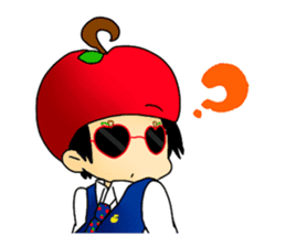 [ apple entertainer ] apple prince sticker #10496971