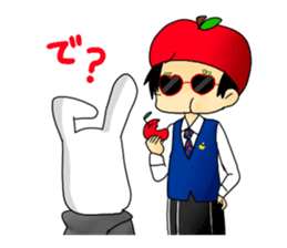 [ apple entertainer ] apple prince sticker #10496976