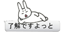 Evil Rabbit and Friends 2 sticker #10497243