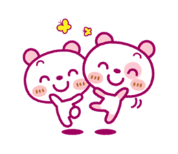 Spots bear(spring set) sticker #10497438